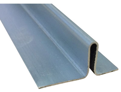 Zinc Standard Rib Strip Double Hung Windows Head Section 