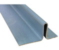 Dorbin 2PZ 1" Wide Zinc Standard Rib Strip Double Hung Window Sill Section - 36" Long