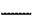 Dorbin 184A Satin Aluminum 24" Threshold Plate