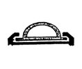 Dorbin 2AV 24" Pewter Aluminum Threshold with Vinyl insert