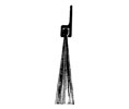 Dorbin 6AP Mill Aluminum 36" Door Sweep with Nylon Brush Insert - 2-7/8"H