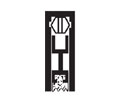 Dorbin 85-1D 36" Dark Brown Aluminum Automatic Door Bottom with Neoprene Insert