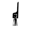 Dorbin 99DP Dk. Brown Aluminum 36" Door Sweep with Nylon Brush Insert - 1"H