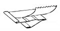 Dorbin 126B 70" Bronze Door Cushion Weatherstrip With Adhesive Tape