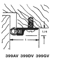 Dorbin 399AV 72" x 84" Mill Head & Jamb Weatherstrip