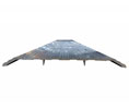 Dorbin 181A 24" Mill Finish Aluminum Fluted Top Saddle
