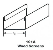 Dorbin 191A Aluminum Guide for Wood Screen 54" Length