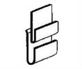 Dorbin M1B & M2B 48" Standard Rib Strip Double Hung Window