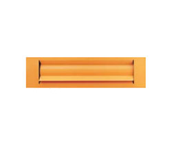 Dorex 461-RAL1017 Draftguard - Deluxe Letter Size Slot - RAL Yellow Paint