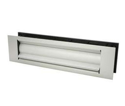 Dorex 461001 Draftguard - Deluxe Letter Size Slot - Anodized Satin Silver