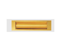 Dorex 461006 Draftguard - Deluxe Letter Size Slot - Anodized Brass