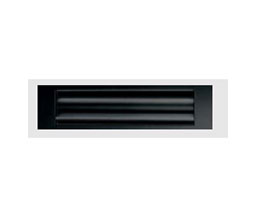 Dorex 461010 Draftguard - Deluxe Letter Size Slot - Polyester Powder Coated, Black