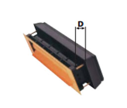 Dorex 46127 Draftguard - Frame Spacer for Deluxe Letter Size Slot 