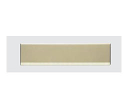 Dorex 465006 Draftguard - Standard Letter Slot - Brass Anodized Aluminum
