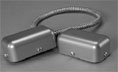 DCI DL418 US28 18" Armored Door Loop - Clear Anodized Aluminum