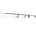 DraftSeal DS1012AOAK109 10-1/2” x 109” Sill Inswing with Fixed Oak Top - Extruded Aluminum Mill 