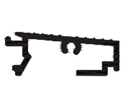 DraftSeal DS1112D150 1-1/2” x 150” Sill Extension for Inswing Sill Pre-Hung Door Application - Bronze Anodized