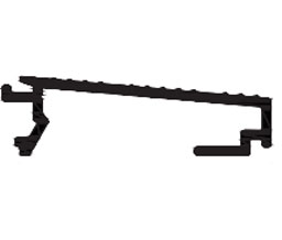 DraftSeal DS1122A150 2” x 150” Sill Extension for Inswing Sill Pre-Hung Door Application - Extruded Aluminum Mill