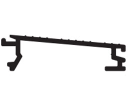 DraftSeal DS1128A150 2” x 150” Sill Extension for Inswing Sill Pre-Hung Door Application - Extruded Aluminum Mill