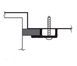 DraftSeal DS130CR19 1/3 ft x 2/8 ft Jamb Weatherseal with Sponge Neoprene Insert - Extruded Aluminum Clear Anodized