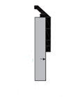 DraftSeal DS135C180 180" Door Bottom Sweep with Rubber Insert - Extruded Aluminum Clear Anodized 