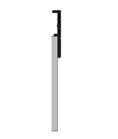DraftSeal DS136C144 1/12 ft Door Bottom Sweep with Rubber Insert - Clear Anodized 