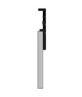 DraftSeal DS136C24 24” Door Bottom Sweep with Rubber Insert - Clear Anodized 