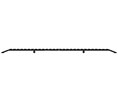 DraftSeal DS1400HA48 1/2" x 14" x 49" 2 Piece Extra Wide Heavy Duty Threshold - Extruded Aluminum Mill