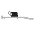 DraftSeal DS176AN108 3/8" x 5/8” x 110” Stop Strip Threshold with TPE (T) Insert - Extruded Aluminum Mill 