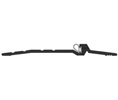 DraftSeal DS178A108 1/4" x 5" x 110" Latching Panic Exit Threshold - Extruded Aluminum Mill 