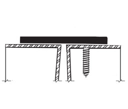 DraftSeal DS184SSATIN96 3/16" x 2" x 96"  Overlapping Flat Bar Astragal - Stainless Steel