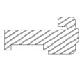 DraftSeal DS192C120 120" Not Machined Astragal - Fir Clear 