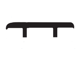 DraftSeal DS236D36 1-3/4" x 36" Floor Transition Threshold - Bronze Anodized