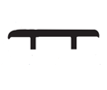 DraftSeal DS236A36 1-3/4" x 36" Floor Transition Threshold - Extruded Aluminum Mill 