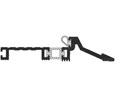 DraftSeal DS276TBAN108 7/8” x 4-1/16” x 110" Thermally Broken Threshold Component with TPE (T) Insert - Extruded Aluminum Mill 