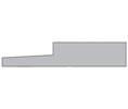 DraftSeal DS2858GASKET Sill End Gasket for Millenium Series Outswing PVC and Oak Sills 