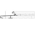 DraftSeal DS2578AOAK150 150" Sill Outswing for 4-9/16” Jamb with Oak Threshold - Extruded Aluminum Mill 