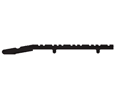 DraftSeal DS3333D108 1/4" x 3" x 110" Low Rise Half Threshold - Bronze Anodized 