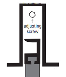 DraftSeal DS336AN36 36" Mortise Application Automatic Door Bottom with Black Neoprene Insert - Extruded Aluminum Mill
