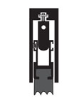 DraftSeal DS342AN36 36" Mortise Mounted Automatic Door Bottom with Neoprene Insert - Extruded Aluminum Mill 