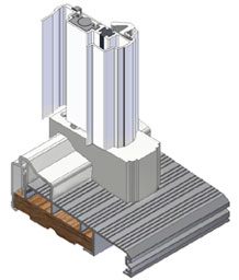 DraftSeal DS348DTB79N 79" Aluminum Inswing Astragal with Thermal Break - Bronze Anodized