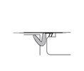 DraftSeal DS426B 12" Kerf Inserted Gasket Seal For Windows and Doors - Brown 
