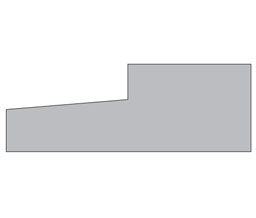 DraftSeal DS457GASKET Sill End Gasket for DS457 Sill