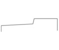 DraftSeal DS579SPC120 120” Rigid Vinyl Sill Protector Cover for DS578 Series Outswing Sill 