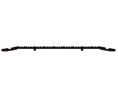 DraftSeal DS6000A36 Low Rise 1/4" x 6" x 36.5" Threshold - Extruded Aluminum Mill