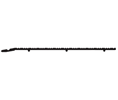 DraftSeal DS7777D108 1/4" x 7" x 110" Low Rise Half Threshold - Bronze Anodized 