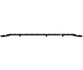 DraftSeal DS8000D108 Low Rise 1/4" x 8" x 110" Threshold - Bronze Anodized 