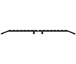 DraftSeal DS900HA48 1/2" x 9" x 49" 2 Piece Extra Wide Heavy Duty Threshold - Extruded Aluminum Mill