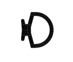 DraftSeal DST27BL 42" Replacement Bulb Seal for DS2700 and DS2702 Door Shoe - Black