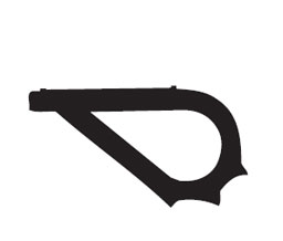 DraftSeal DSS66D 12" Silicone Adhesive-Backed Fire Gasket Seal for Hollow Metal Door and Metal Frame - Dark Bronze